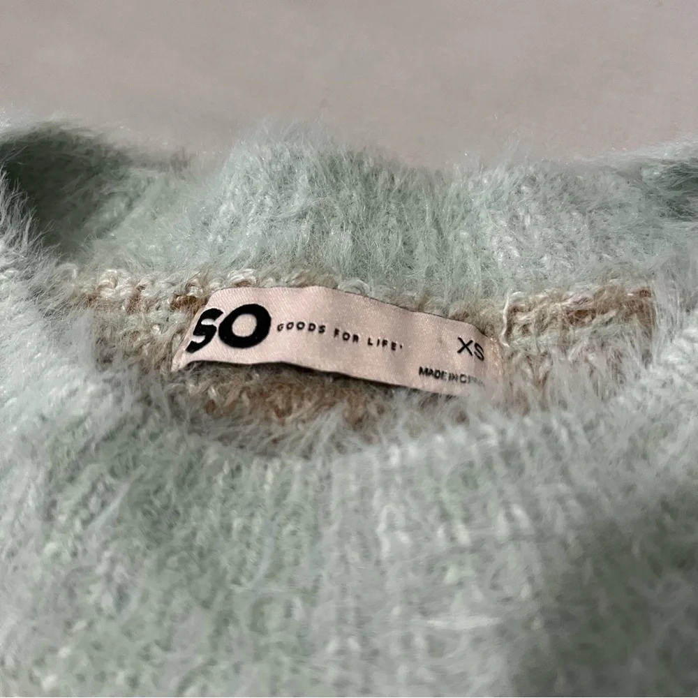 Blue and brown Floral Sweater size xs - Picture 2 of 3